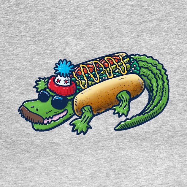 Da Chicago Gator Dog by nickv47